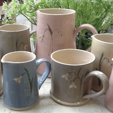 Hogben pottery at Rowan Garden Centre